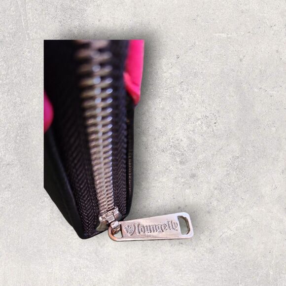 Loungefly Overwatch D.Va Wallet Pink Blue Bunny Gamer Gift Cosplay Purse Rare - Picture 4 of 8